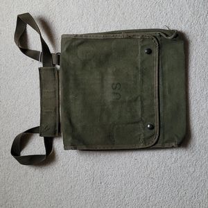 Vintage US Army Map Bag